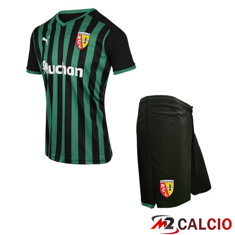 Maglie Calcio Personalizzate,Tute Calcio Squadre,Maglia Nazionale Italiana Calcio | Maglie Calcio RC Lens Bambino Seconda 21/22