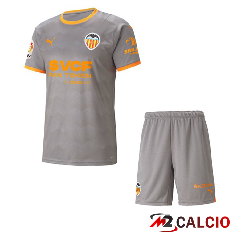 Maglie Calcio Personalizzate,Tute Calcio Squadre,Maglia Nazionale Italiana Calcio | Maglie Calcio Valencia CF Bambino Quatrieme 21/22