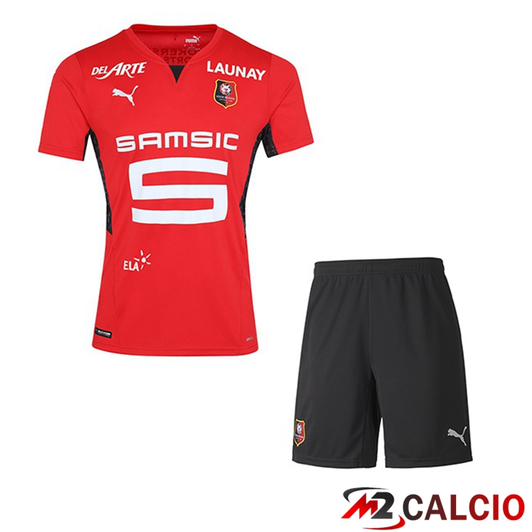 Maglie Calcio Personalizzate,Tute Calcio Squadre,Maglia Nazionale Italiana Calcio | Maglie Calcio Stade Rennais Bambino Prima 21/22