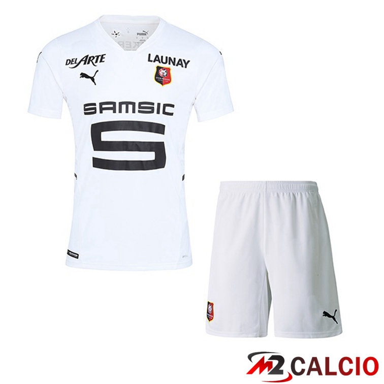 Maglie Calcio Personalizzate,Tute Calcio Squadre,Maglia Nazionale Italiana Calcio | Maglie Calcio Stade Rennais Bambino Seconda 21/22