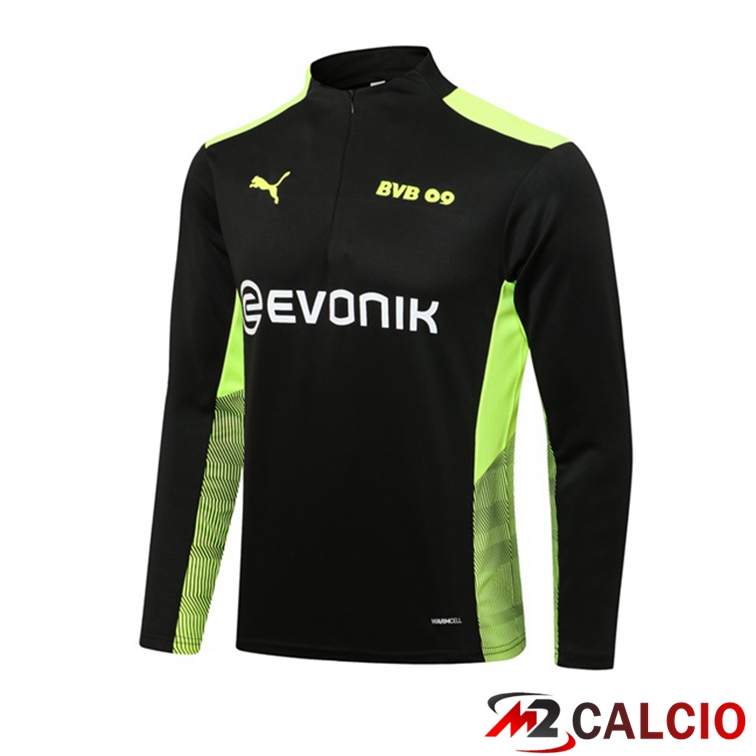 Maglie Calcio Personalizzate,Tute Calcio Squadre,Maglia Nazionale Italiana Calcio | Felpa Allenamento Dortmund Nero 2021/2022