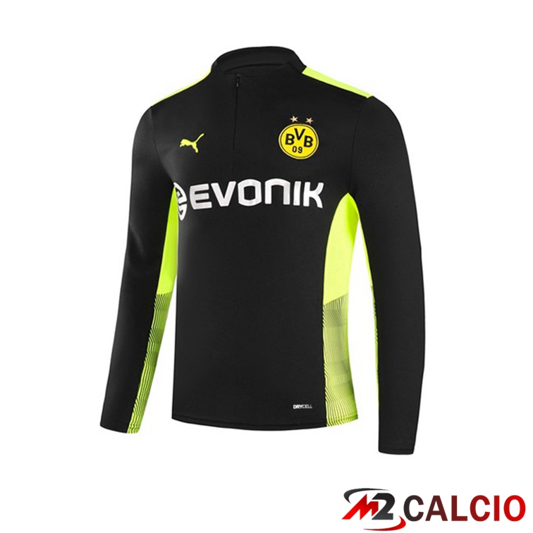 Maglie Calcio Personalizzate,Tute Calcio Squadre,Maglia Nazionale Italiana Calcio | Felpa Allenamento Dortmund Nero 2021/2022