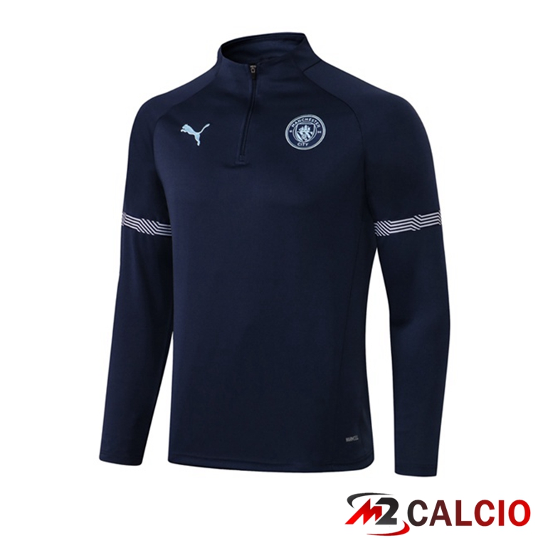 Maglie Calcio Personalizzate,Tute Calcio Squadre,Maglia Nazionale Italiana Calcio | Felpa Allenamento Manchester City Blu Reale 2021/2022