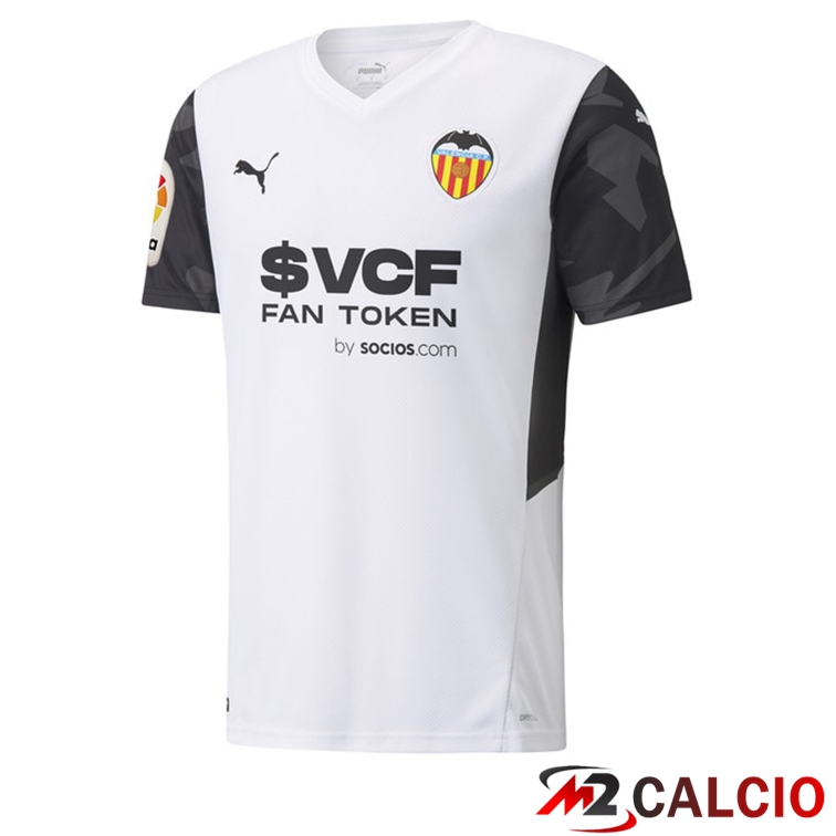 Maglie Calcio Personalizzate,Tute Calcio Squadre,Maglia Nazionale Italiana Calcio | Maglie Calcio FC Valencia Prima Bianco 2021/2022