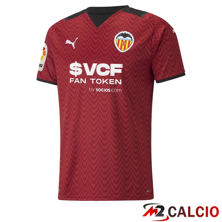 Maglie Calcio Personalizzate,Tute Calcio Squadre,Maglia Nazionale Italiana Calcio | Maglie Calcio FC Valencia Seconda Rosso 2021/2022