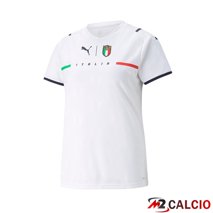 Maglie Calcio Personalizzate,Tute Calcio Squadre,Maglia Nazionale Italiana Calcio | Maglia Nazionale Italia Donna Seconda 2021/2022