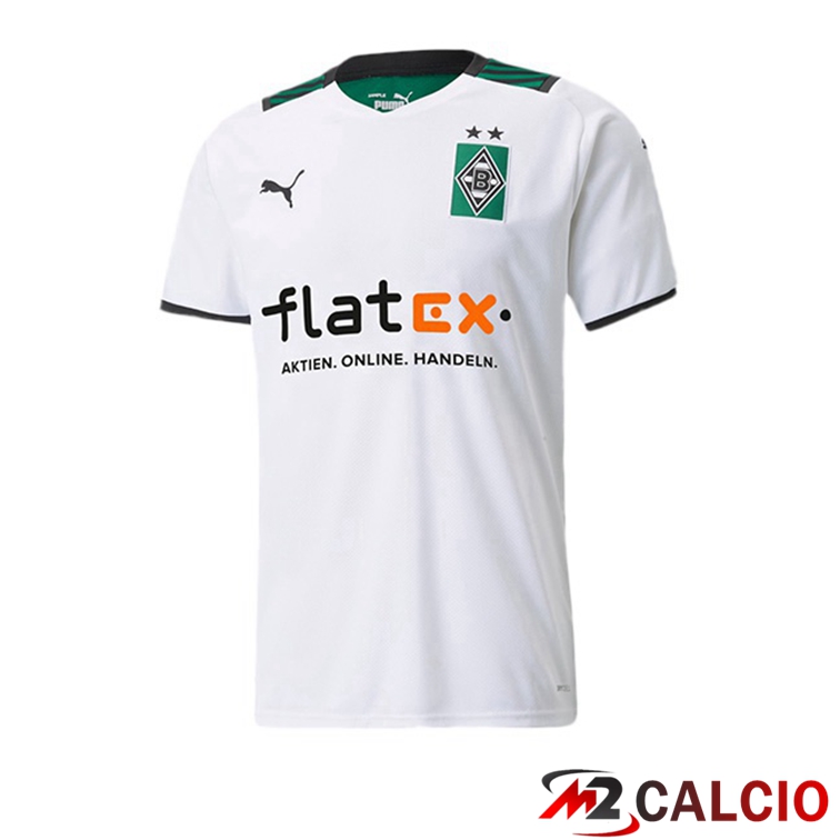 Maglie Calcio Personalizzate,Tute Calcio Squadre,Maglia Nazionale Italiana Calcio | Maglia Monchengladbach Prima Bianco 2021/22
