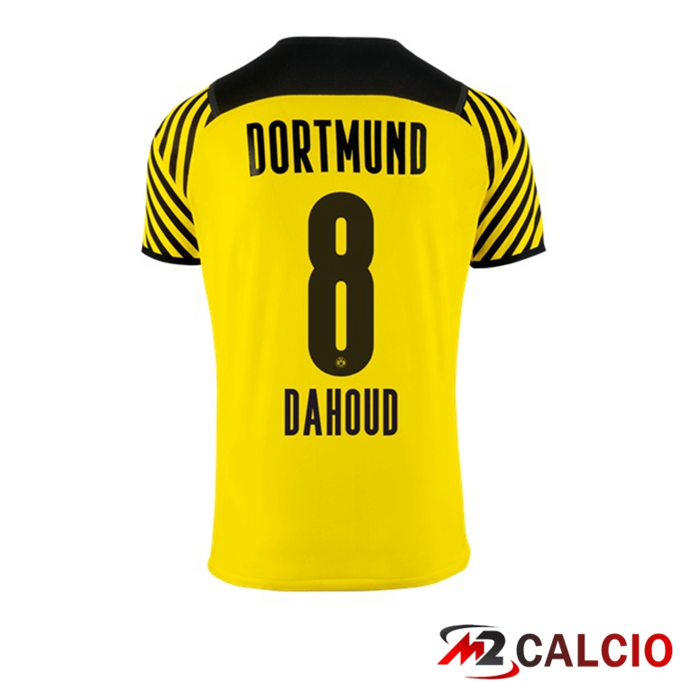 Maglie Calcio Personalizzate,Tute Calcio Squadre,Maglia Nazionale Italiana Calcio | Maglia Dortmund (Dahoud 8) Donna Prima Giallo 2021/22