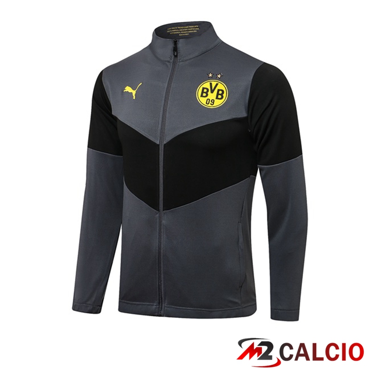 Maglie Calcio Personalizzate,Tute Calcio Squadre,Maglia Nazionale Italiana Calcio | Giacca Calcio Dortmund Grigio 2021/2022