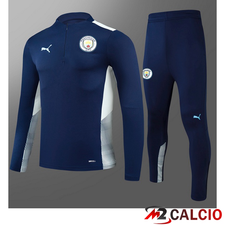 Maglie Calcio Personalizzate,Tute Calcio Squadre,Maglia Nazionale Italiana Calcio | Tuta Calcio Bambino Manchester City Blu 2021/2022