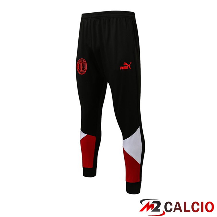 Maglie Calcio Personalizzate,Tute Calcio Squadre,Maglia Nazionale Italiana Calcio | Pantaloni Da Training AC Milan Nero Rosso 2021/2022