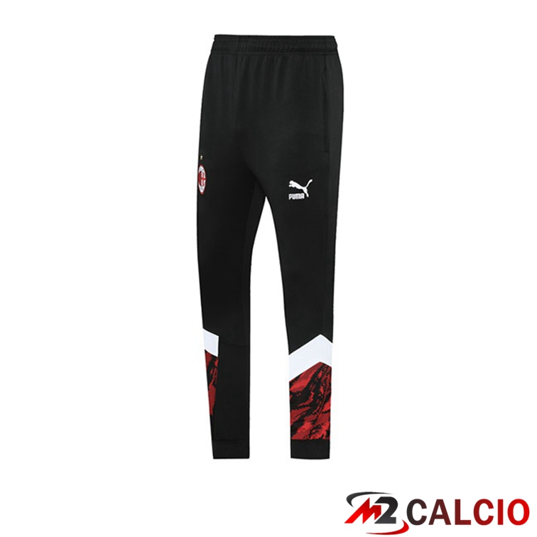 Maglie Calcio Personalizzate,Tute Calcio Squadre,Maglia Nazionale Italiana Calcio | Pantaloni Da Training AC Milan Nero Rosso 2021/2022