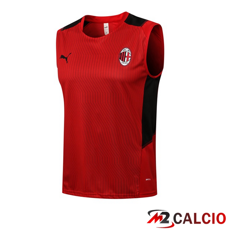Maglie Calcio Personalizzate,Tute Calcio Squadre,Maglia Nazionale Italiana Calcio | Canotta Calcio AC Milan Rosso 2021/2022