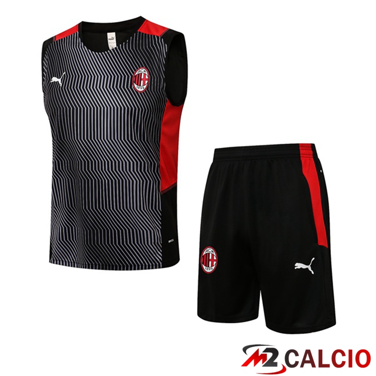 Maglie Calcio Personalizzate,Tute Calcio Squadre,Maglia Nazionale Italiana Calcio | Canotta Calcio AC Milan + Pantaloncini Nero 2021/2022