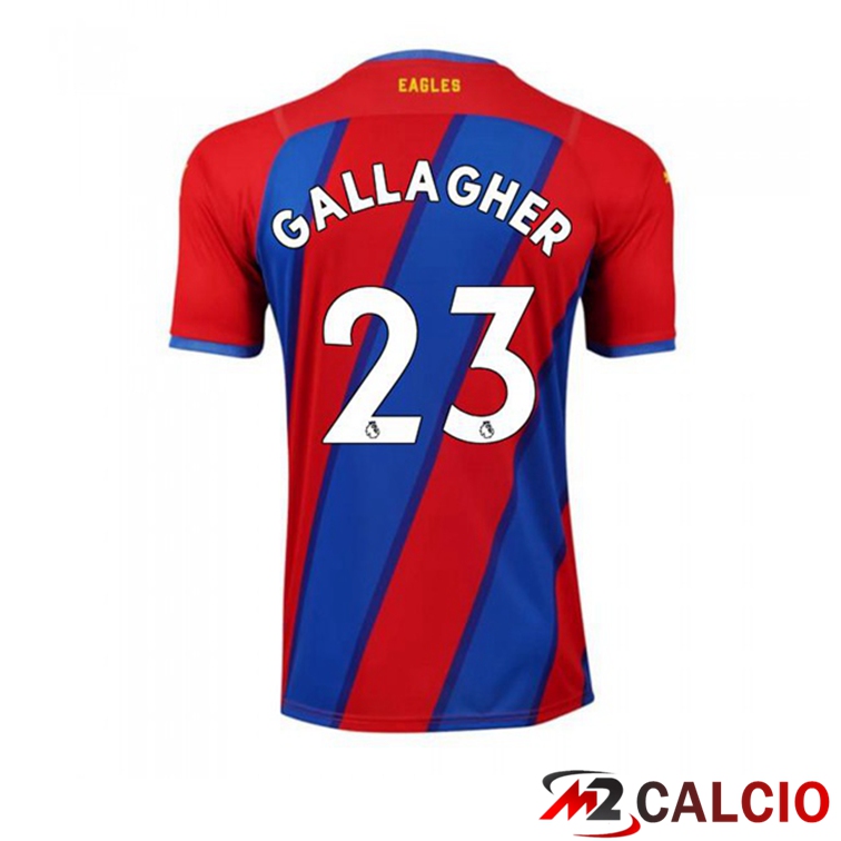 Maglie Calcio Personalizzate,Tute Calcio Squadre,Maglia Nazionale Italiana Calcio | Maglia Crystal Palace (GALLAGHER 23) Prima Rosso/Blu 2021/22