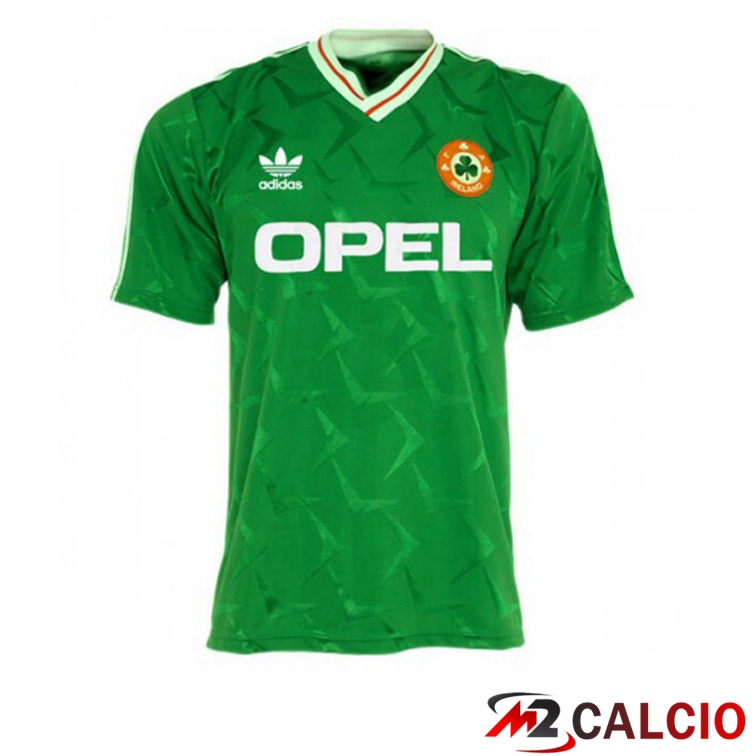 Maglie Calcio Personalizzate,Tute Calcio Squadre,Maglia Nazionale Italiana Calcio | Maglie Calcio Irlanda Retro Prima 1990