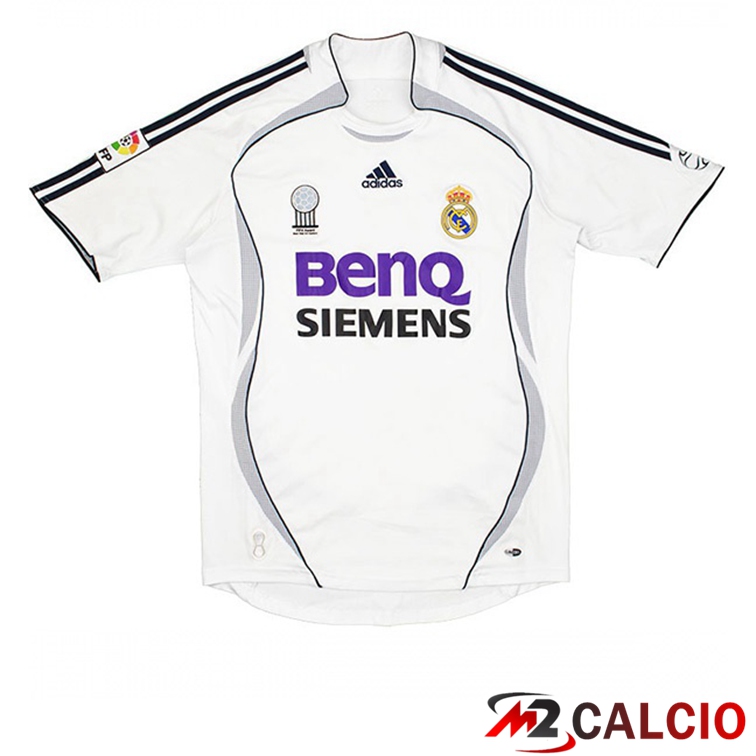 Maglie Calcio Personalizzate,Tute Calcio Squadre,Maglia Nazionale Italiana Calcio | Maglie Calcio Real Madrid Retro Prima 2006 2007