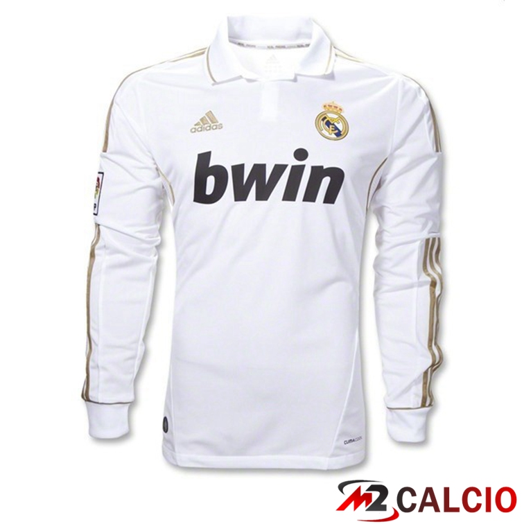 Maglie Calcio Personalizzate,Tute Calcio Squadre,Maglia Nazionale Italiana Calcio | Maglie Calcio Real Madrid Manica Lunga Retro Prima 2011-2012