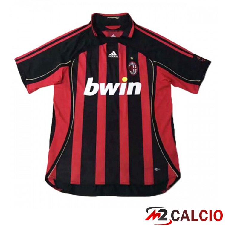 Maglie Calcio Personalizzate,Tute Calcio Squadre,Maglia Nazionale Italiana Calcio | Maglie Calcio AC Milan Retro Prima 2006 2007 Maglia