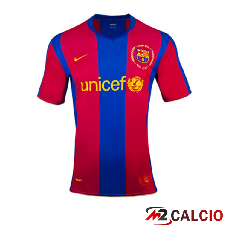 Maglie Calcio Personalizzate,Tute Calcio Squadre,Maglia Nazionale Italiana Calcio | Maglie Calcio FC Barcellona Retro Prima 2007 2008