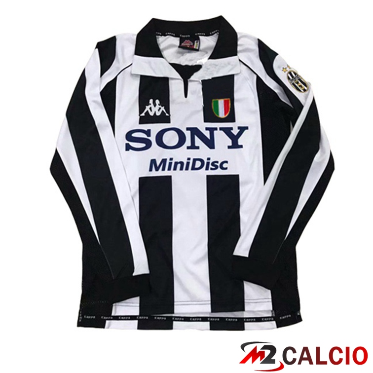 Maglie Calcio Personalizzate,Tute Calcio Squadre,Maglia Nazionale Italiana Calcio | Maglie Calcio Juventus Manica Lunga Retro Prima 1997 1998 Maglia