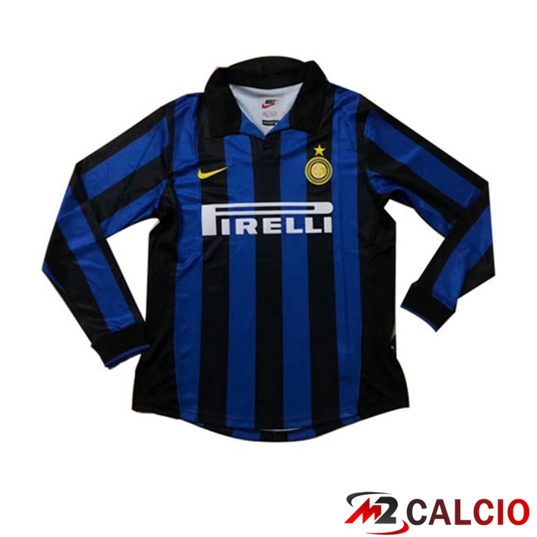 Maglie Calcio Personalizzate,Tute Calcio Squadre,Maglia Nazionale Italiana Calcio | Maglie Calcio Inter Milan Manica Lunga Retro Prima 2005 2006