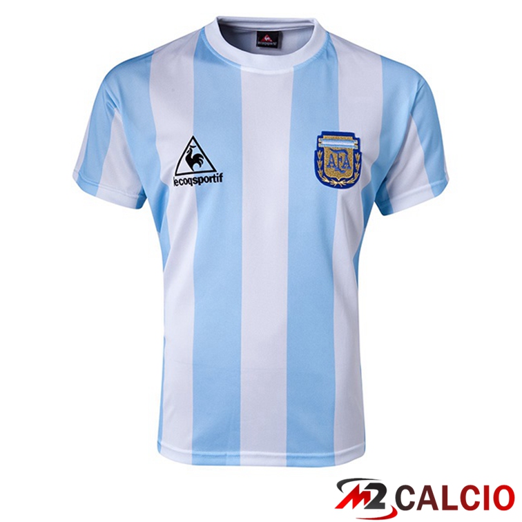Maglie Calcio Personalizzate,Tute Calcio Squadre,Maglia Nazionale Italiana Calcio | Maglie Calcio Argentina Retro Prima 1986