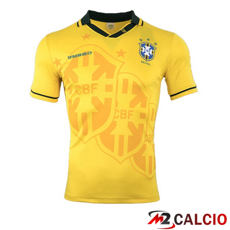 Maglie Calcio Personalizzate,Tute Calcio Squadre,Maglia Nazionale Italiana Calcio | Maglie Calcio Brasile Retro Prima 1993 1994