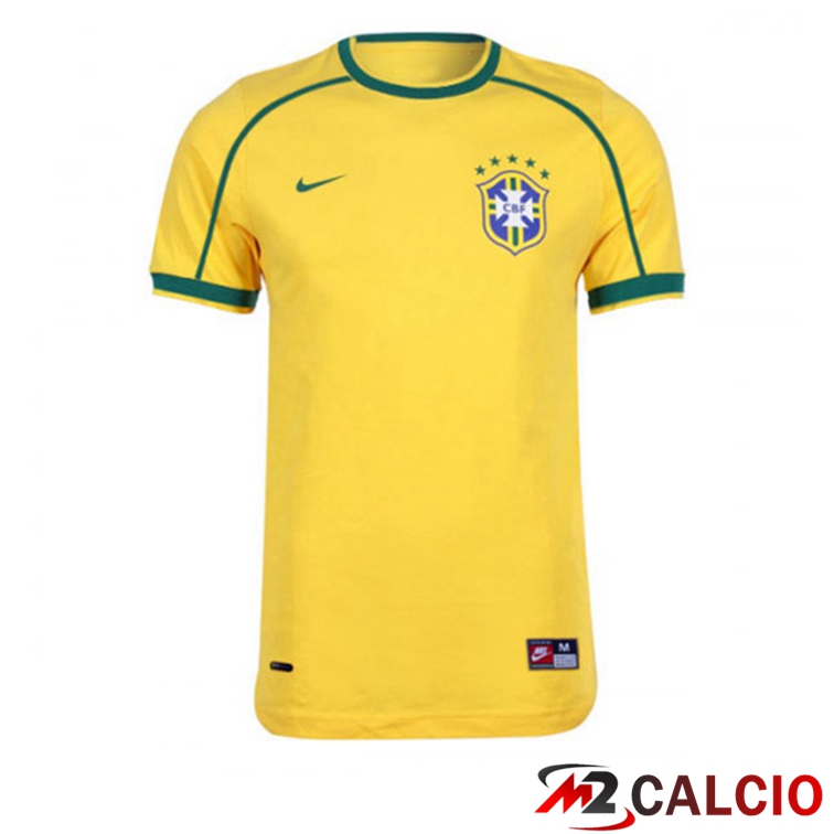Maglie Calcio Personalizzate,Tute Calcio Squadre,Maglia Nazionale Italiana Calcio | Maglie Calcio Brasile Retro Prima 1998 2000
