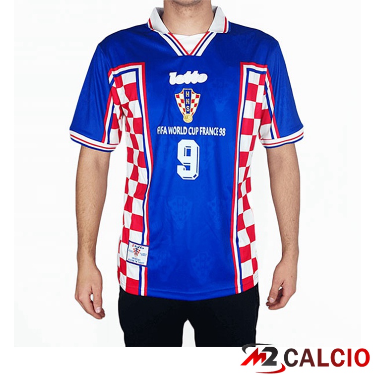 Maglie Calcio Personalizzate,Tute Calcio Squadre,Maglia Nazionale Italiana Calcio | Maglie Calcio Croazia Retro Seconda 1998