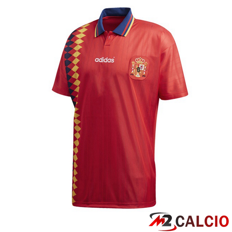Maglie Calcio Personalizzate,Tute Calcio Squadre,Maglia Nazionale Italiana Calcio | Maglie Calcio Spagna Retro Prima 1994 Maglia