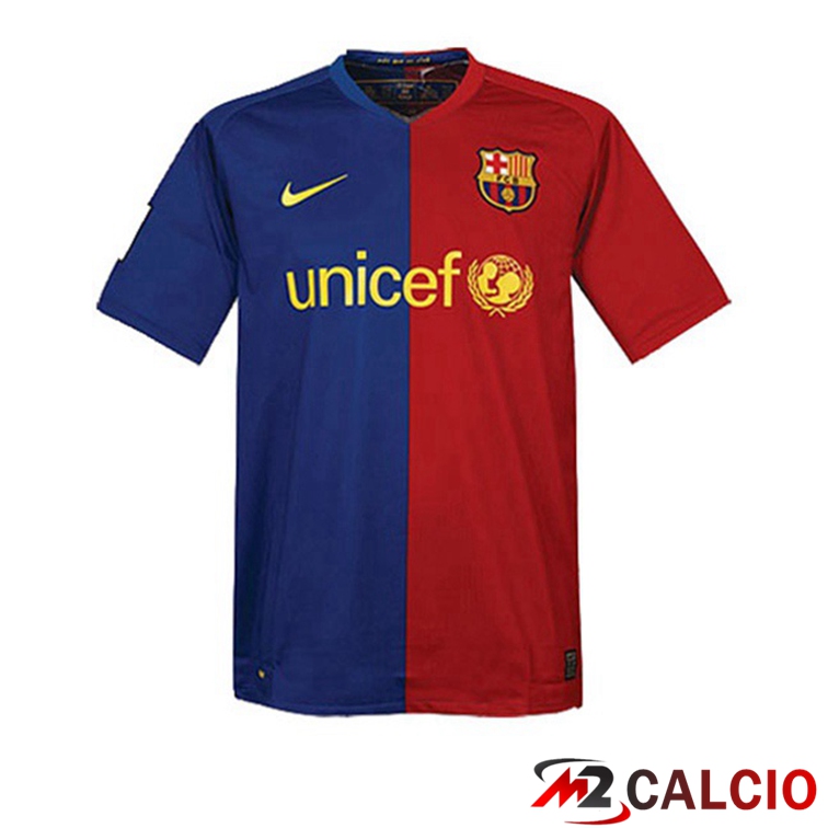Maglie Calcio Personalizzate,Tute Calcio Squadre,Maglia Nazionale Italiana Calcio | Maglie Calcio FC Barcellona Retro Prima 2008 2009