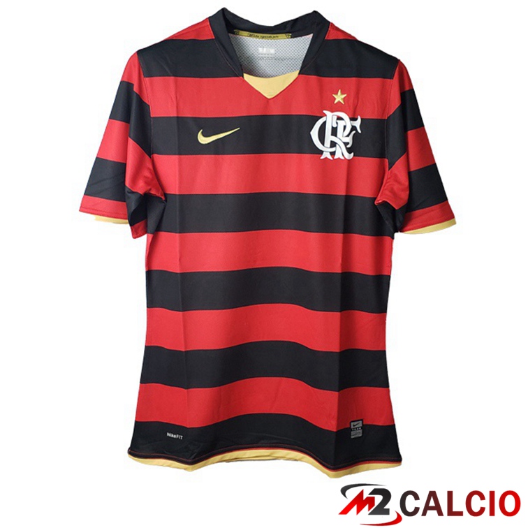 Maglie Calcio Personalizzate,Tute Calcio Squadre,Maglia Nazionale Italiana Calcio | Maglie Calcio Flamengo Retro Prima 2008-2009