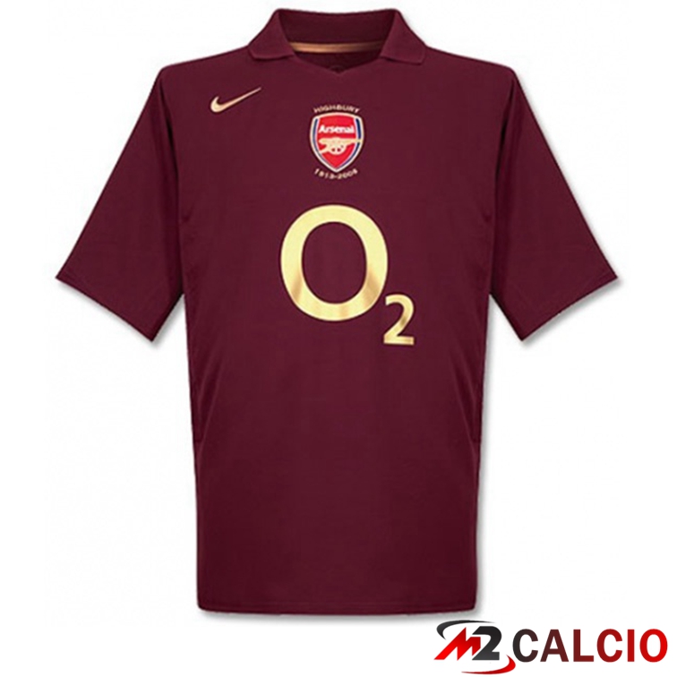 Maglie Calcio Personalizzate,Tute Calcio Squadre,Maglia Nazionale Italiana Calcio | Maglie Calcio FC Arsenal Retro Prima 2005-2006