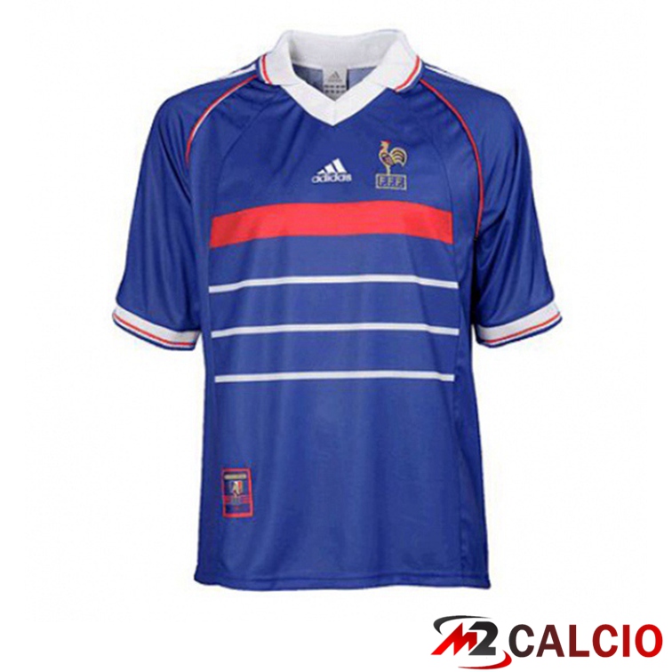 Maglie Calcio Personalizzate,Tute Calcio Squadre,Maglia Nazionale Italiana Calcio | Maglie Calcio Francia Retro Prima 1998