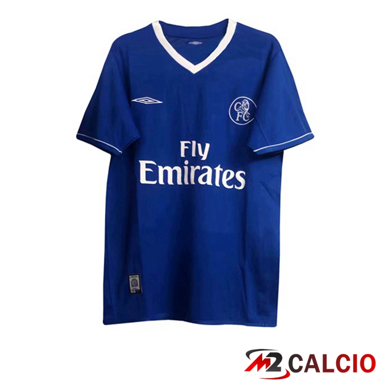 Maglie Calcio Personalizzate,Tute Calcio Squadre,Maglia Nazionale Italiana Calcio | Maglie Calcio FC Chelsea Retro Prima 2003-2005