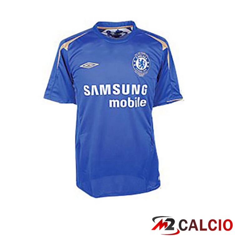 Maglie Calcio Personalizzate,Tute Calcio Squadre,Maglia Nazionale Italiana Calcio | Maglie Calcio FC Chelsea Retro Prima Blu 2005-2006