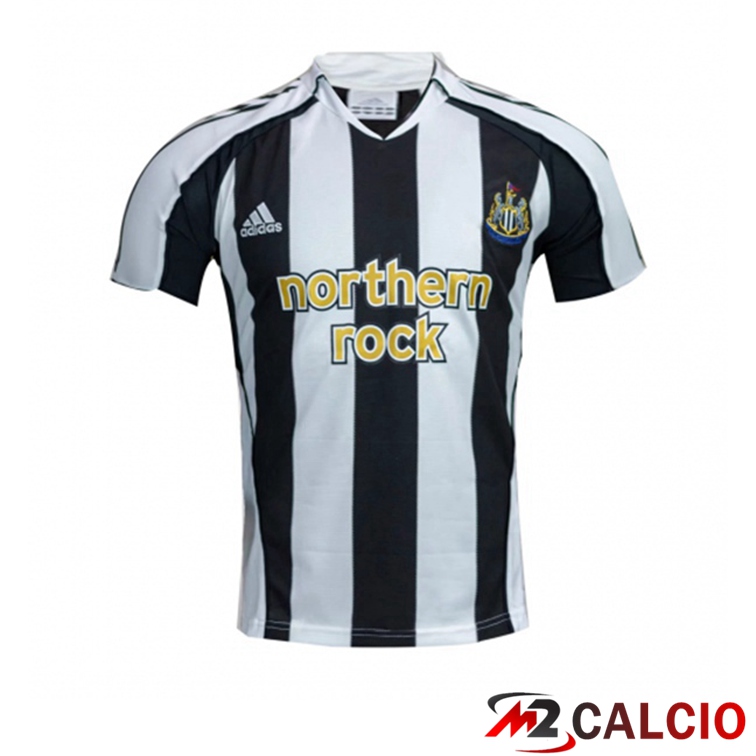 Maglie Calcio Personalizzate,Tute Calcio Squadre,Maglia Nazionale Italiana Calcio | Maglie Calcio Newcastle United Retro Prima Bianco Nero 2005-2006