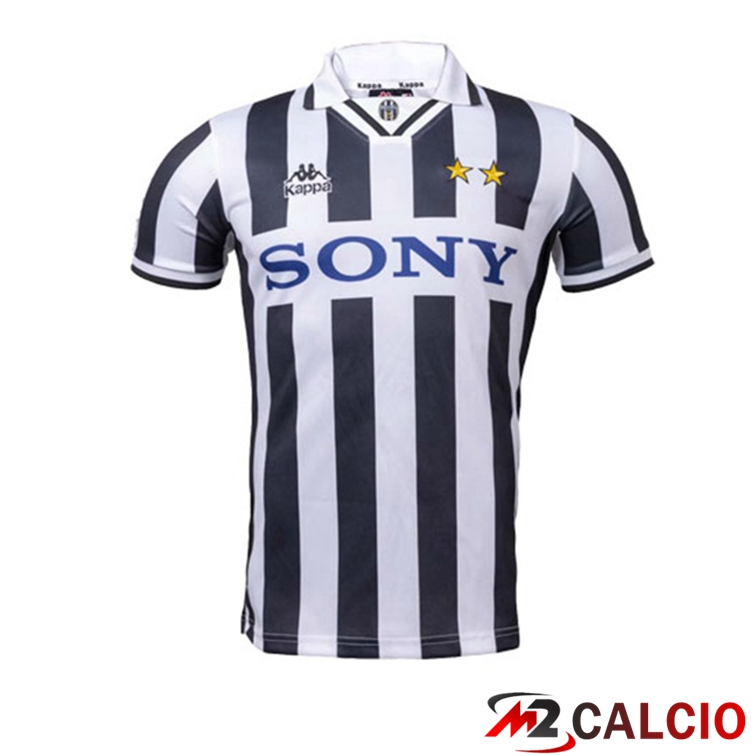 Maglie Calcio Personalizzate,Tute Calcio Squadre,Maglia Nazionale Italiana Calcio | Maglie Calcio Juventus Retro Prima Nero Bianco 1996-1997