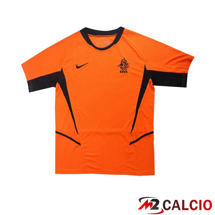 Maglie Calcio Personalizzate,Tute Calcio Squadre,Maglia Nazionale Italiana Calcio | Maglie Calcio Paesi Bassi Retro Prima Arancia 2002