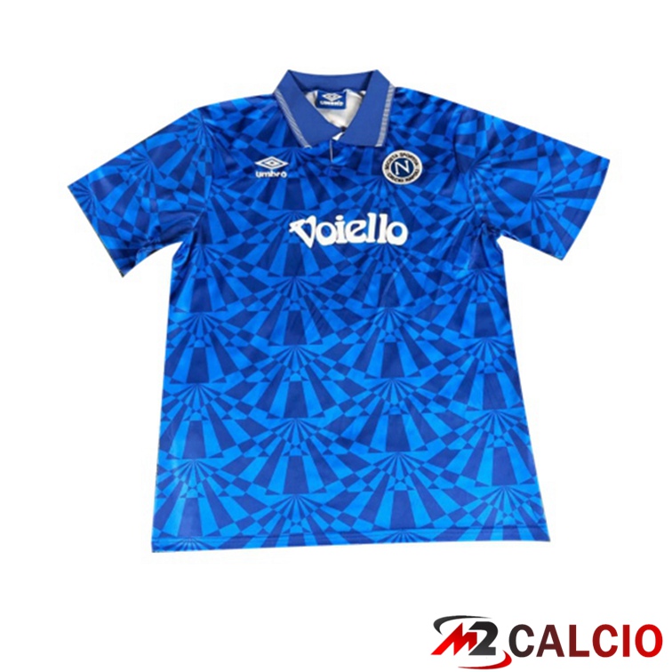 Maglie Calcio Personalizzate,Tute Calcio Squadre,Maglia Nazionale Italiana Calcio | Maglie Calcio SSC Napoli Retro Prima Blu 1991-1993
