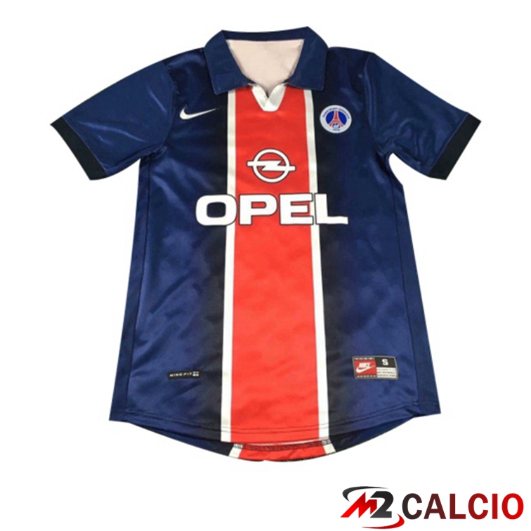 Maglie Calcio Personalizzate,Tute Calcio Squadre,Maglia Nazionale Italiana Calcio | Maglie Calcio Paris PSG Retro Prima Blu 1998-1999
