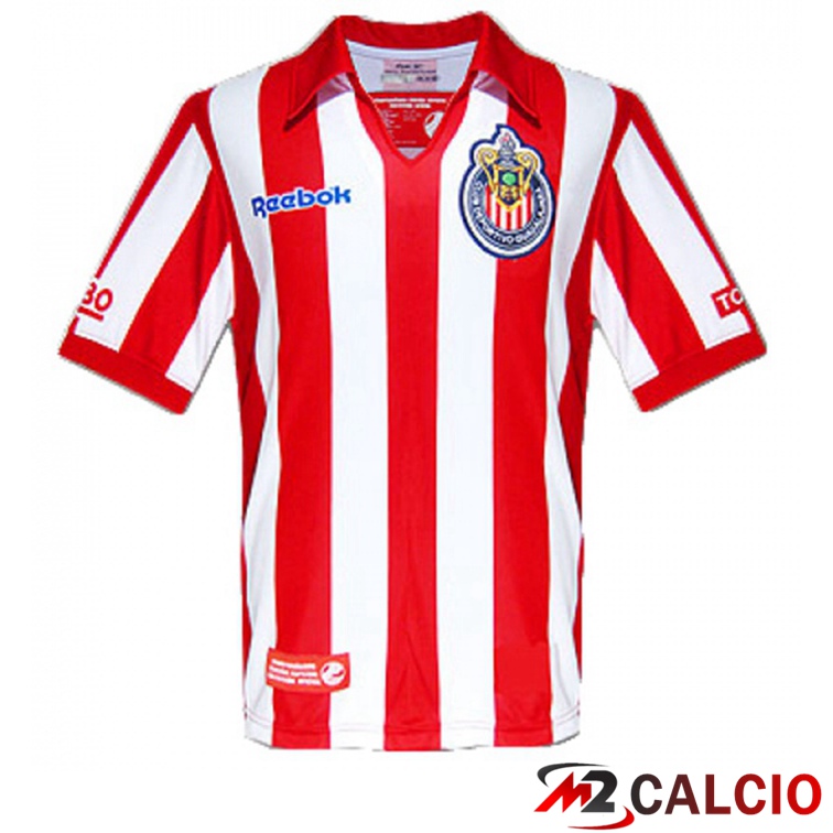 Maglie Calcio Personalizzate,Tute Calcio Squadre,Maglia Nazionale Italiana Calcio | Maglie Calcio Deportivo Guadalajara Retro Prima 2007-2008