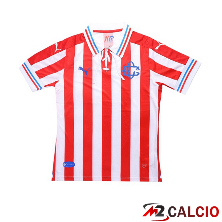 Maglie Calcio Personalizzate,Tute Calcio Squadre,Maglia Nazionale Italiana Calcio | Maglie Calcio Deportivo Guadalajara Retro Prima 110-Years Retro