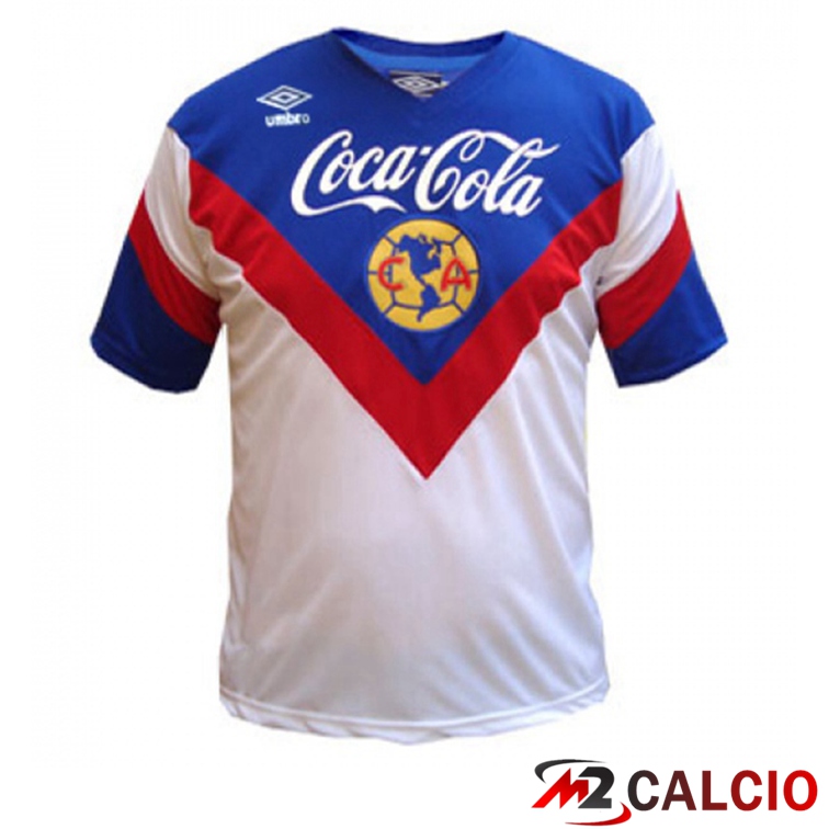 Maglie Calcio Personalizzate,Tute Calcio Squadre,Maglia Nazionale Italiana Calcio | Maglie Calcio Club America Retro Seconda Bianco 1993-1994