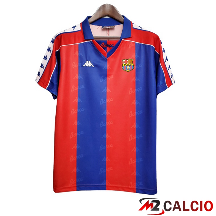 Maglie Calcio Personalizzate,Tute Calcio Squadre,Maglia Nazionale Italiana Calcio | Maglie Calcio FC Barcellona Retro Prima Rosso Blu 1992-1995