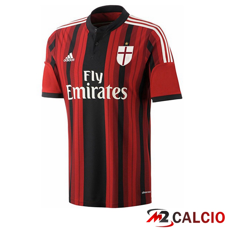 Maglie Calcio Personalizzate,Tute Calcio Squadre,Maglia Nazionale Italiana Calcio | Maglie Calcio AC Milan Retro Prima Rosso 2014-2015