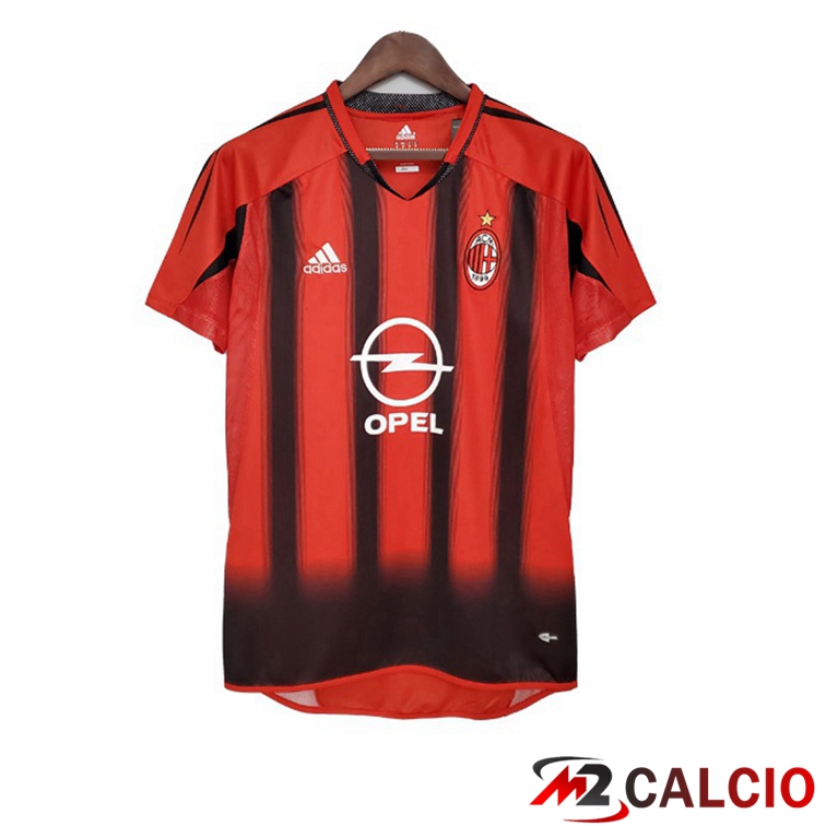 Maglie Calcio Personalizzate,Tute Calcio Squadre,Maglia Nazionale Italiana Calcio | Maglie Calcio AC Milan Retro Prima Rosso 2004-2005