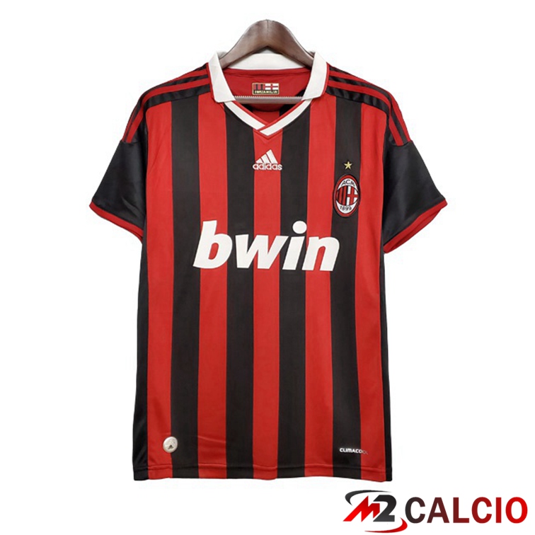 Maglie Calcio Personalizzate,Tute Calcio Squadre,Maglia Nazionale Italiana Calcio | Maglie Calcio AC Milan Retro Prima Rosso 2009-2010