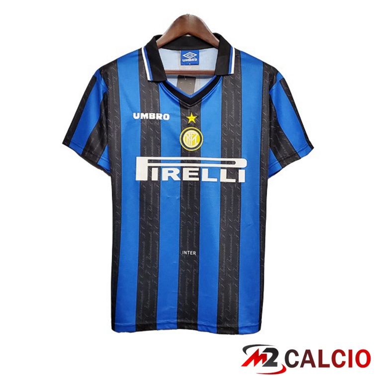 Maglie Calcio Personalizzate,Tute Calcio Squadre,Maglia Nazionale Italiana Calcio | Maglie Calcio Inter Milan Retro Prima Blu 1997-1998